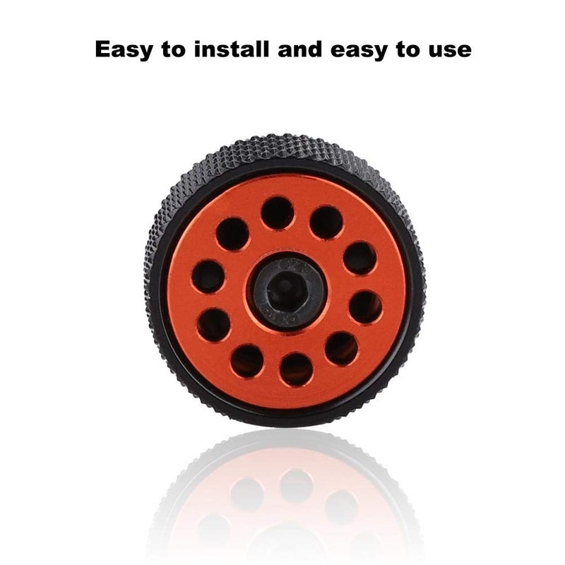 Serounder Air Exhaust Fitting, Manual and Automatic G 1/4" Water-Cooled Adjustable Air Evacuation Valve for Computer Water Cooling System(Black+Red) - Image 5